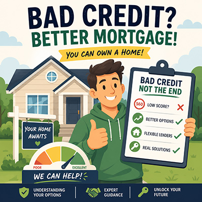 How to Get a Mortgage with Bad Credit in Canada